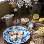 Ricciarelli biscuits and Cherry blossom