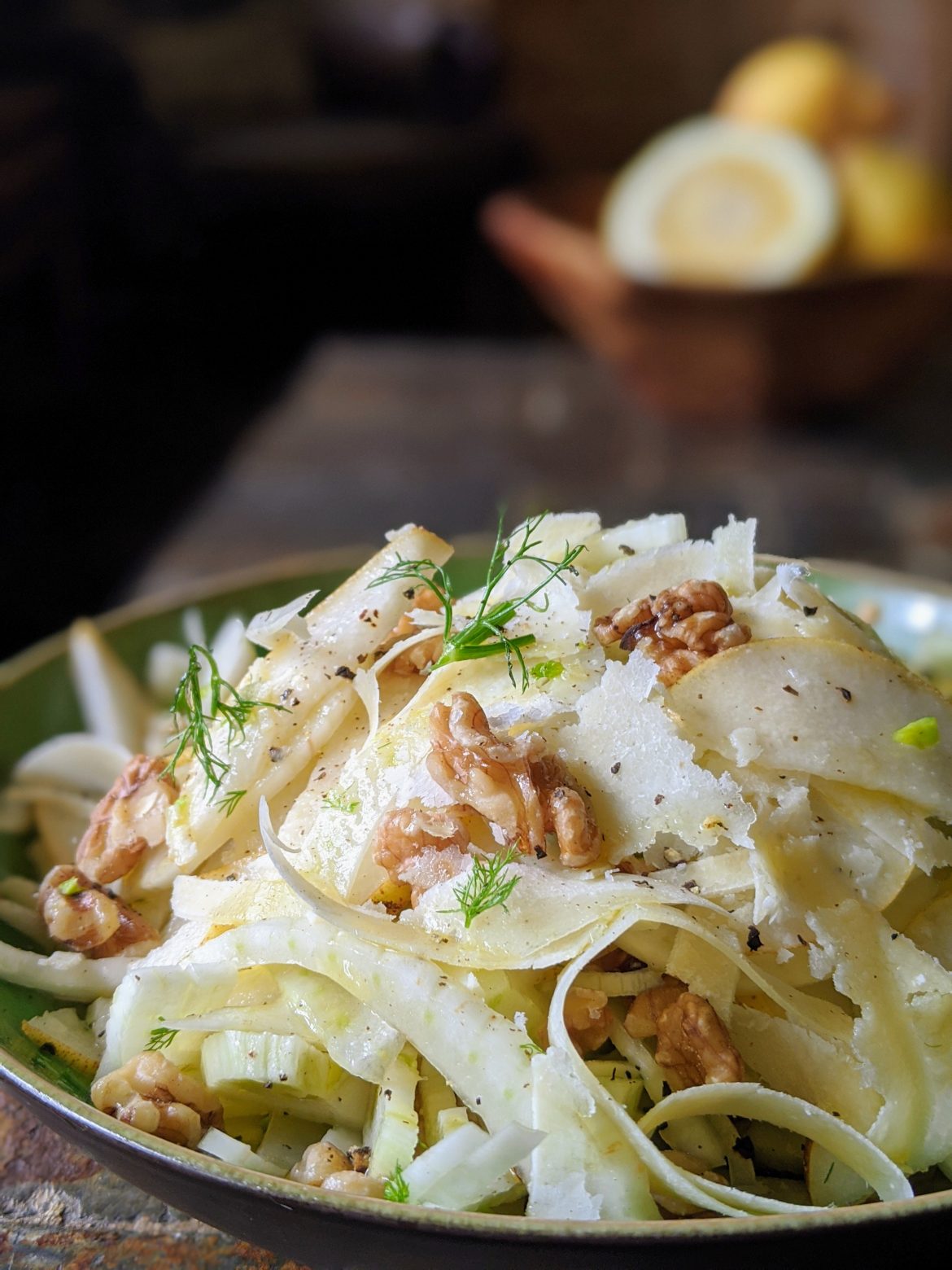 00100lrPORTRAIT_00100_BURST20200408140845337_COVER Fennel pear and parmesan with toasted walnuts