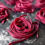 Beetroot fettuccine